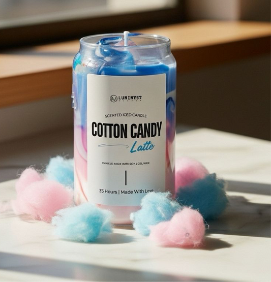COTTON CANDY ICED LATTE CANDLE