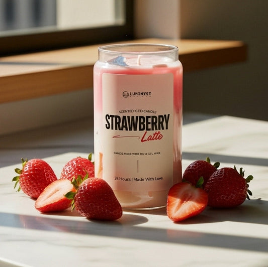 STRAWBERRY ICED LATTE CANDLE