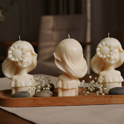 SunFlower Doll Candle
