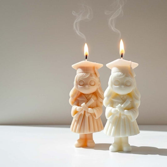 Girl Graduation Candle