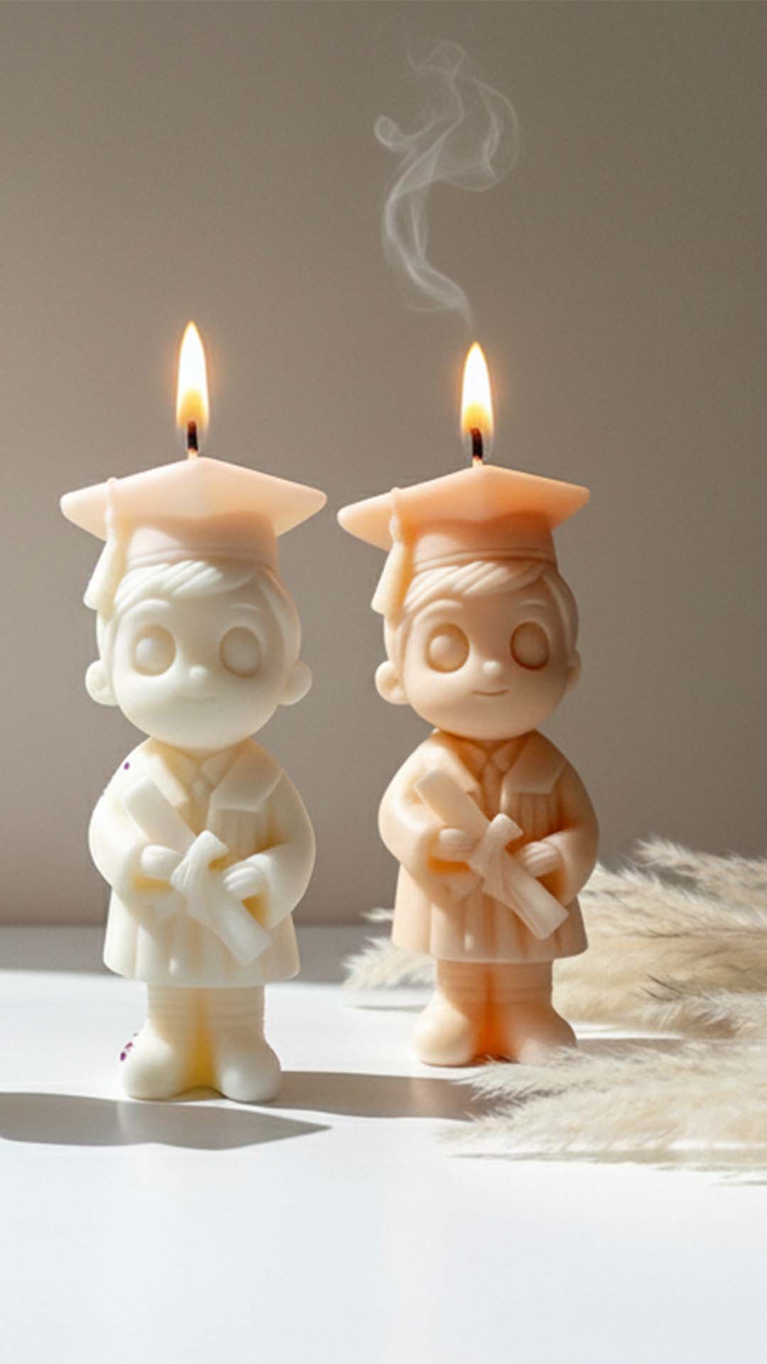 Boy Graduation Candle