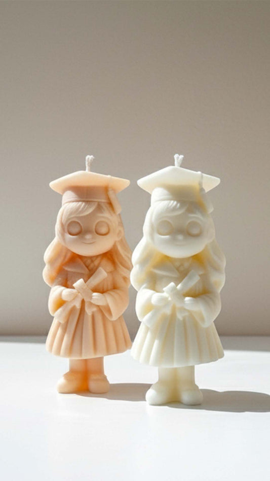 Girl Graduation Candle