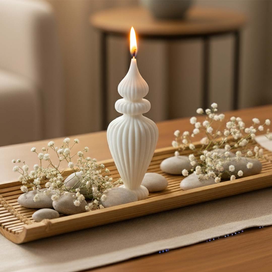 Irregular Vase Candle