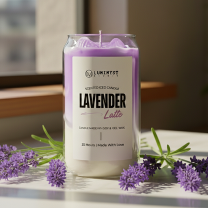 LAVENDER ICED LATTE CANDLE