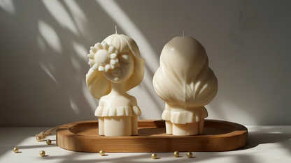 SunFlower Doll Candle