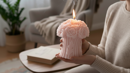 Rose Bouquet Candle