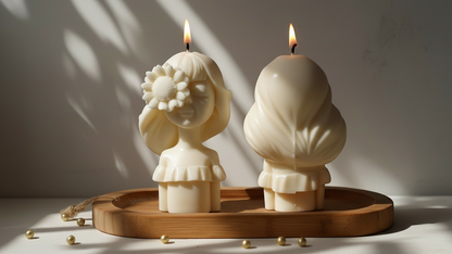 SunFlower Doll Candle