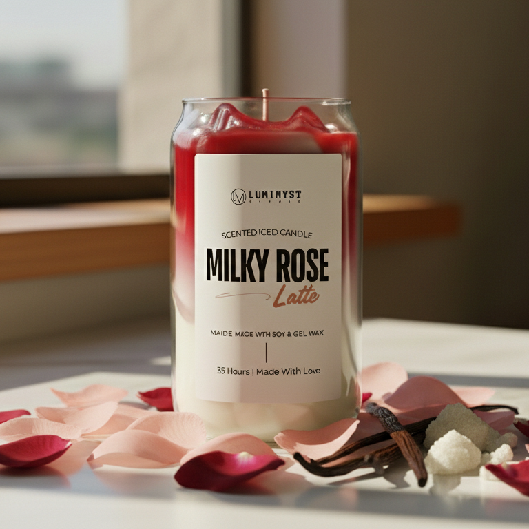 MILKY ROSE ICED LATTE CANDLE