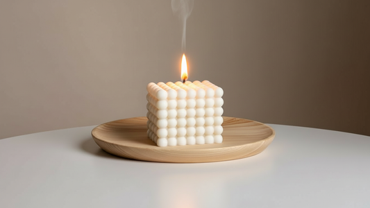 Large Bubble Candle