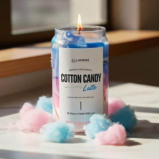 COTTON CANDY ICED LATTE CANDLE