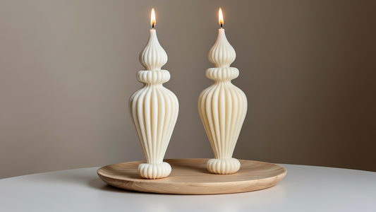 Irregular Vase Candle (SET of 2)