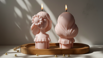 SunFlower Doll Candle