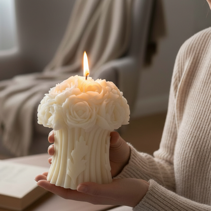 Rose Bouquet Candle