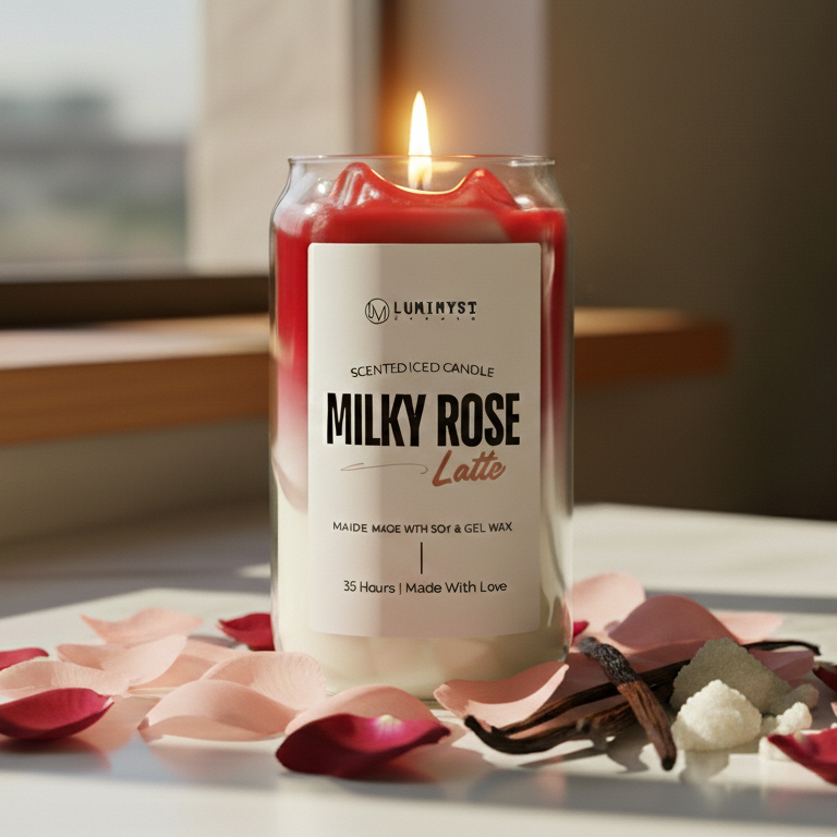 MILKY ROSE ICED LATTE CANDLE