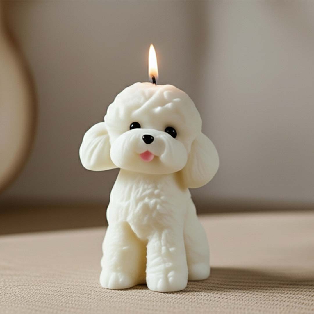Jiahui Mei Teddy Dog Candle