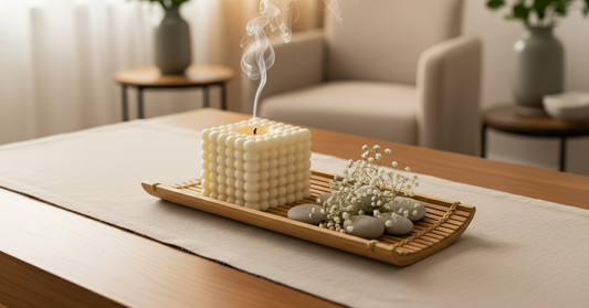 Large Bubble Candle