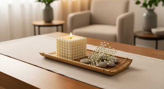 Large Bubble Candle